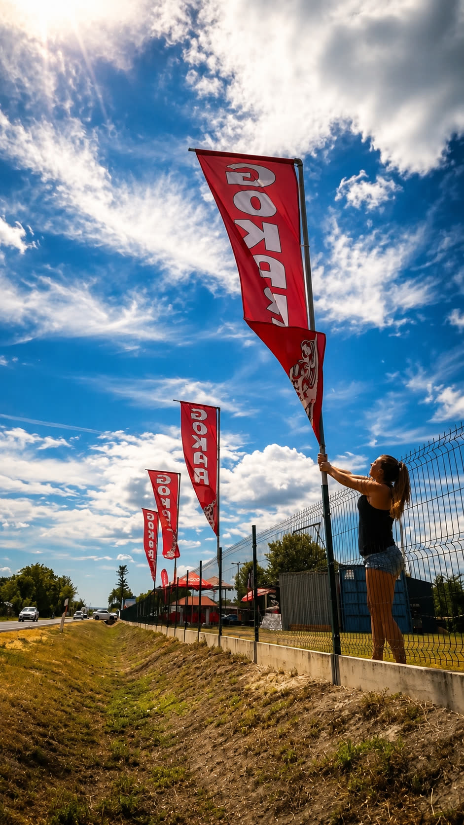 Gokart Ring zászlók